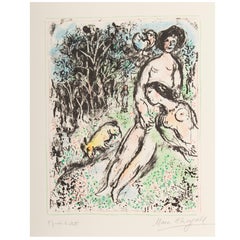 Marc Chagall, Idylle Aux Champs, Saint Paul, 1974