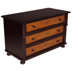19th Century, Austrian  Biedermeier Chest of Drawers country in solid wood