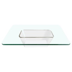Lucite Slab Dining Table Base 10