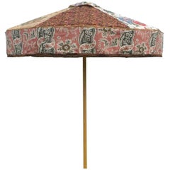 Garden Umbrella Vintage Parasol Sunshade Heritage Textile Pink Liberty of London