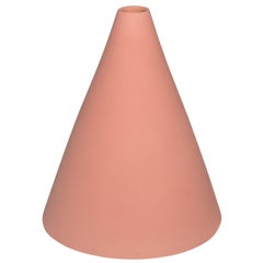 Modern Azalea Ceramic Handmade Customizable Cone Coral Colorful Vase