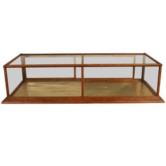 Antique Oak Country Store Display Case