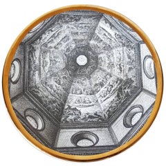 Piero Fornasetti, Vintage Plate from the Series of Church Domes Cupole d'Italia