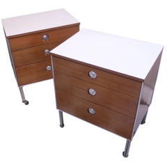 Pair of Mid-Century Modern End Table or Night Stands by Raymond Loewy