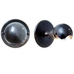 Pair of Pullman Car Ball Sconces