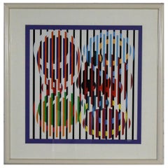 Yaacov Agam Composition III Signed Serigraph in Color Artist Proof 16 of 18 5