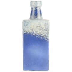 Grand and Brilliant Blue Lava Glazed Vase by Scheurich Keramic of West Germany 2