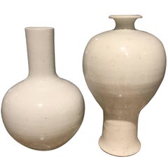 Pure White Vases, China, Contemporary