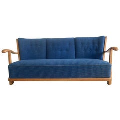 Early Mid-Century Sofa by Model 1590, Fritz Hansen Early Mid-Century Sofa by Model 1590, Fritz Hansen