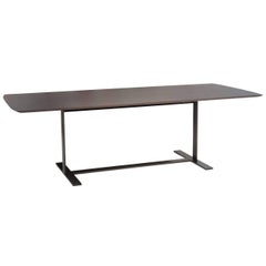 Dining Table "Eileen" by Manufacturer B&B Italia in Steel and Oak