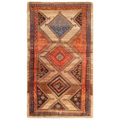 Antique Tribal Kurdish Persian Rug Runner