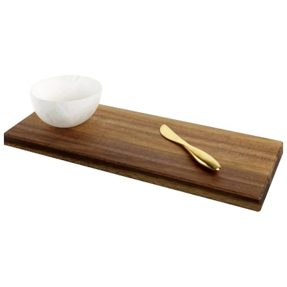 Danese Board with Bowl and Spreader For Sale