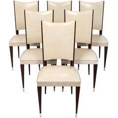 Set of Curved Back Mid-Century Dining Chairs