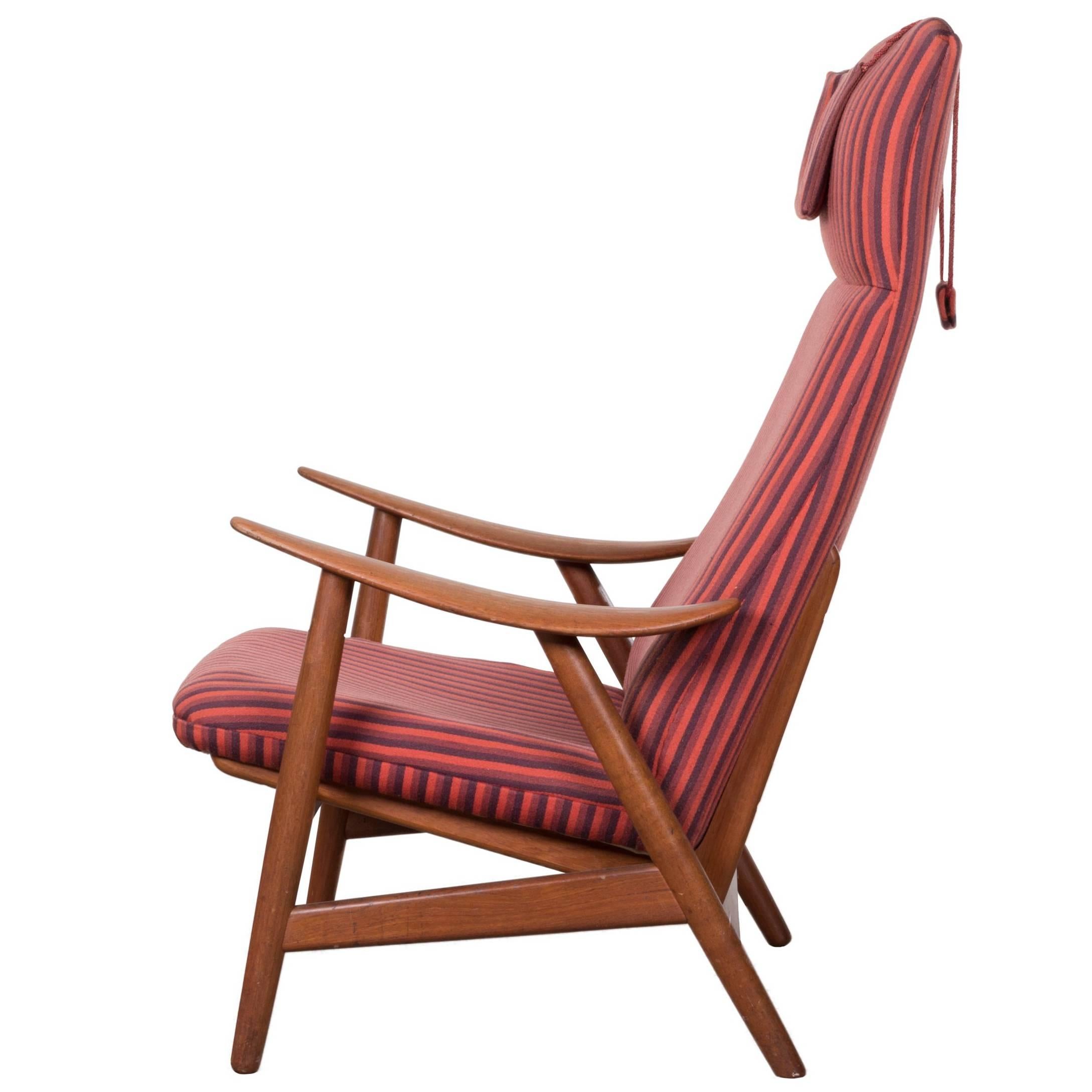 Illum Wikkelso Teak Lounge Chair Model 10H for Soren Willadsen, Denmark