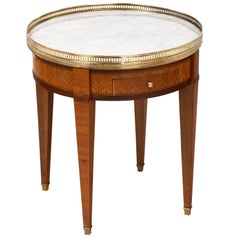 Louis XVI Style Vintage Rosewood Bouillotte Table