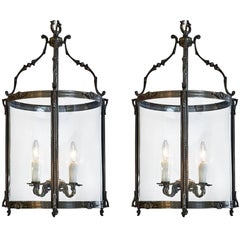 Pair of Antique French Louis XIV Style Lanterns