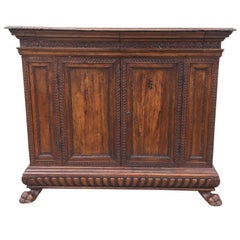 Late 19th-Early 20th Century Italian Revival Credenza Cabinet