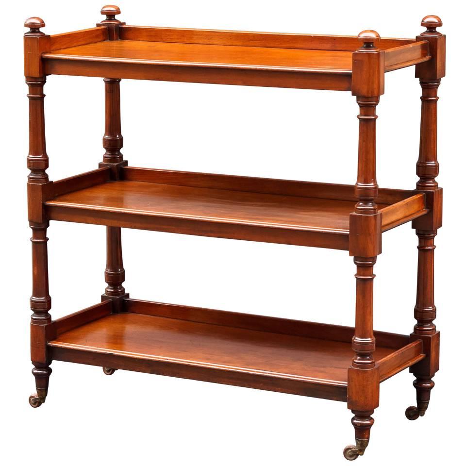 English Trolley or Console Server of Mahogany