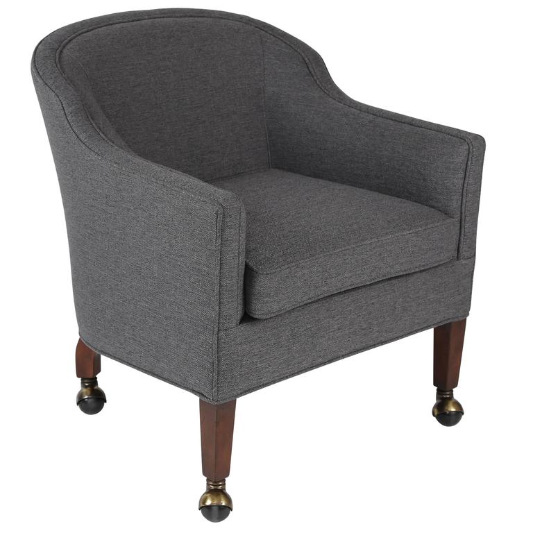 dark grey chair small 1950s vintage barrel back dark gray chair for sale at 1stdibs dark grey chair small 1950s vintage barrel back dark gray chair for sale at 1stdibs