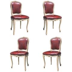 Set of Four Louis XV Style Chairs 7