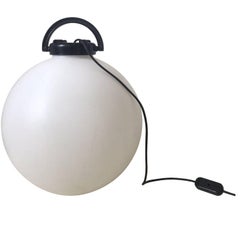 Lampadaire « Tama » noir et blanc par Isao Hosoe pour Valenti, 1975