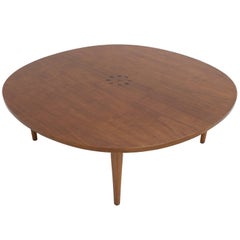 Kipp Stewart for Drexel Declaration Large Rounded Coffee Table