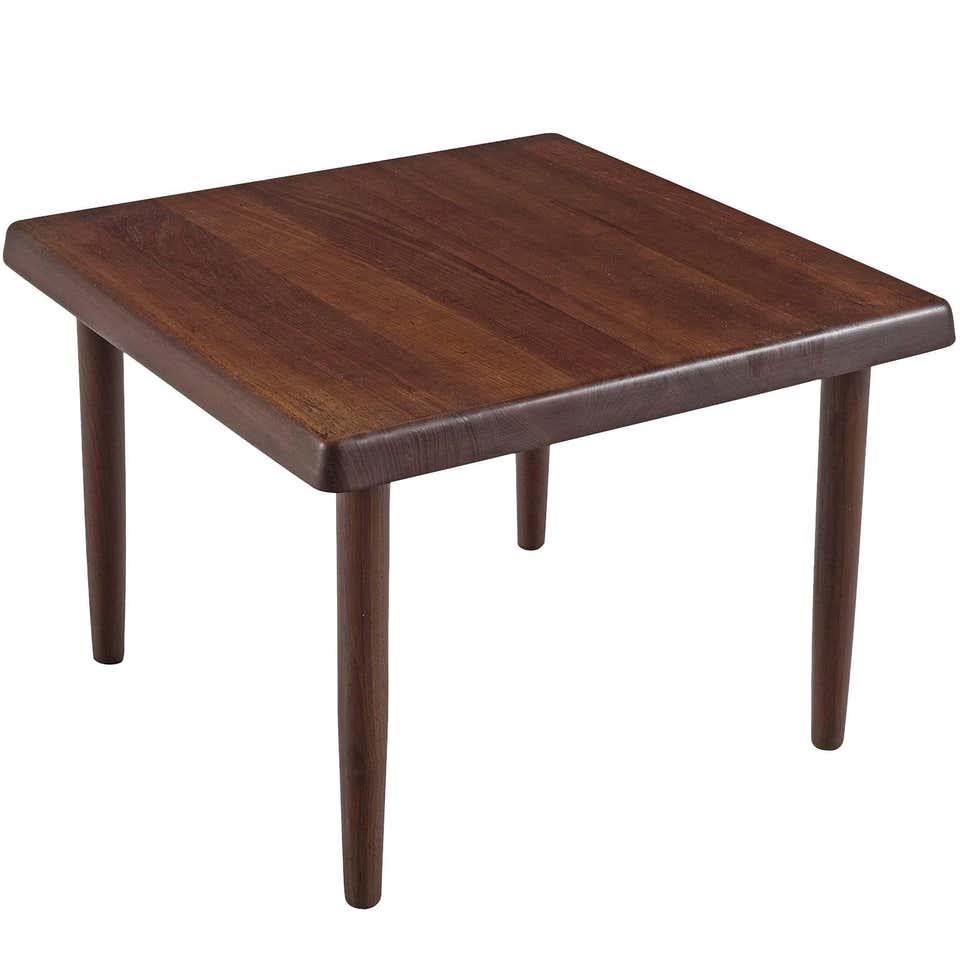 Massive Solid Teak Block Coffee Table at 1stDibs | solid wood block ...
