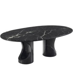 Black Marble Postmodern Coffee Table