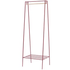 Elegant Minimal ‘A' Clothes Rail with a Luxury Brass Pole