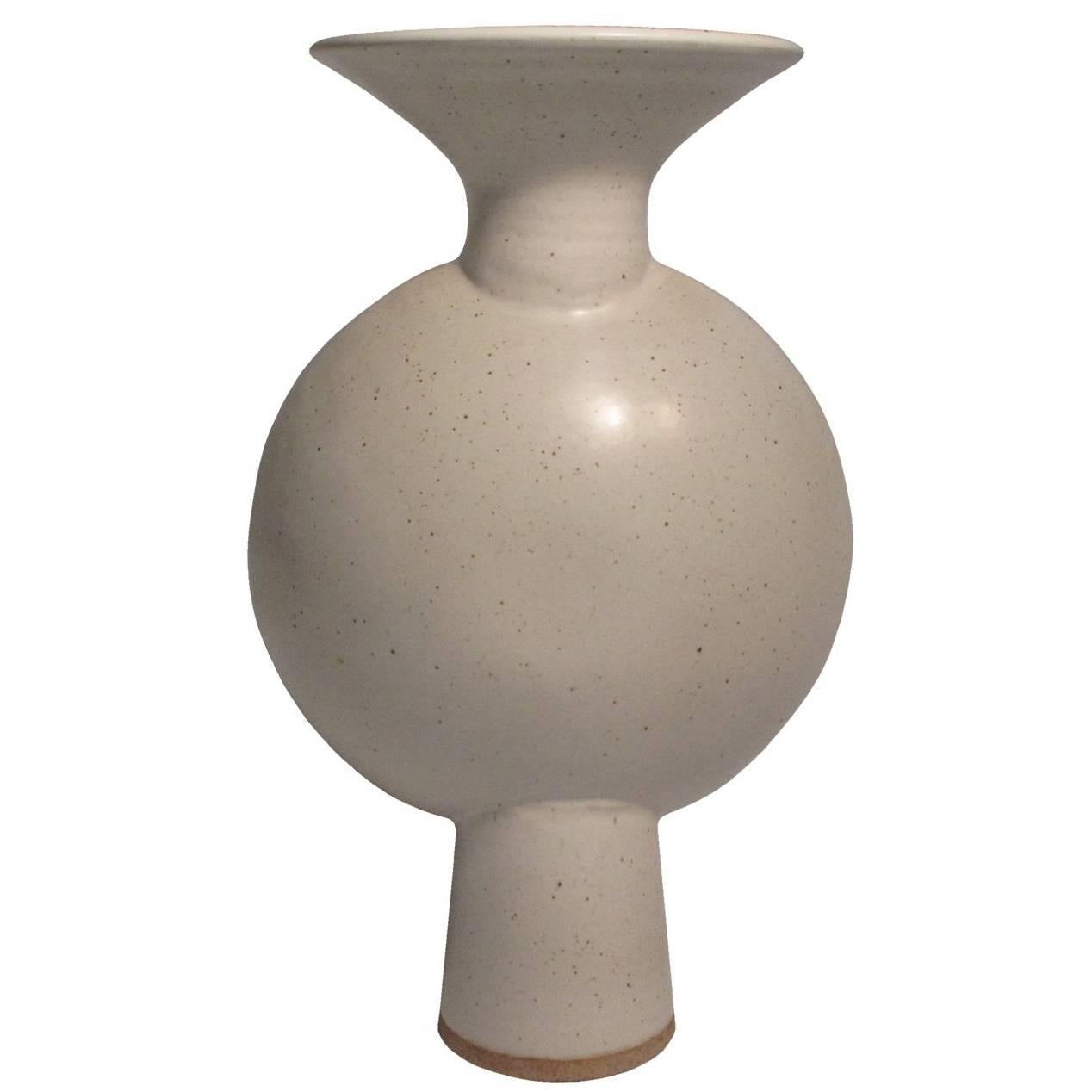 Extra Large Sculptural Ceramic Vase For Sale