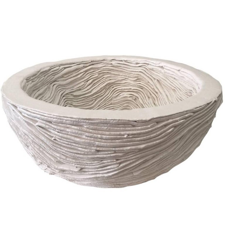Extra Large Layered Ceramic Bowl For Sale at 1stDibs