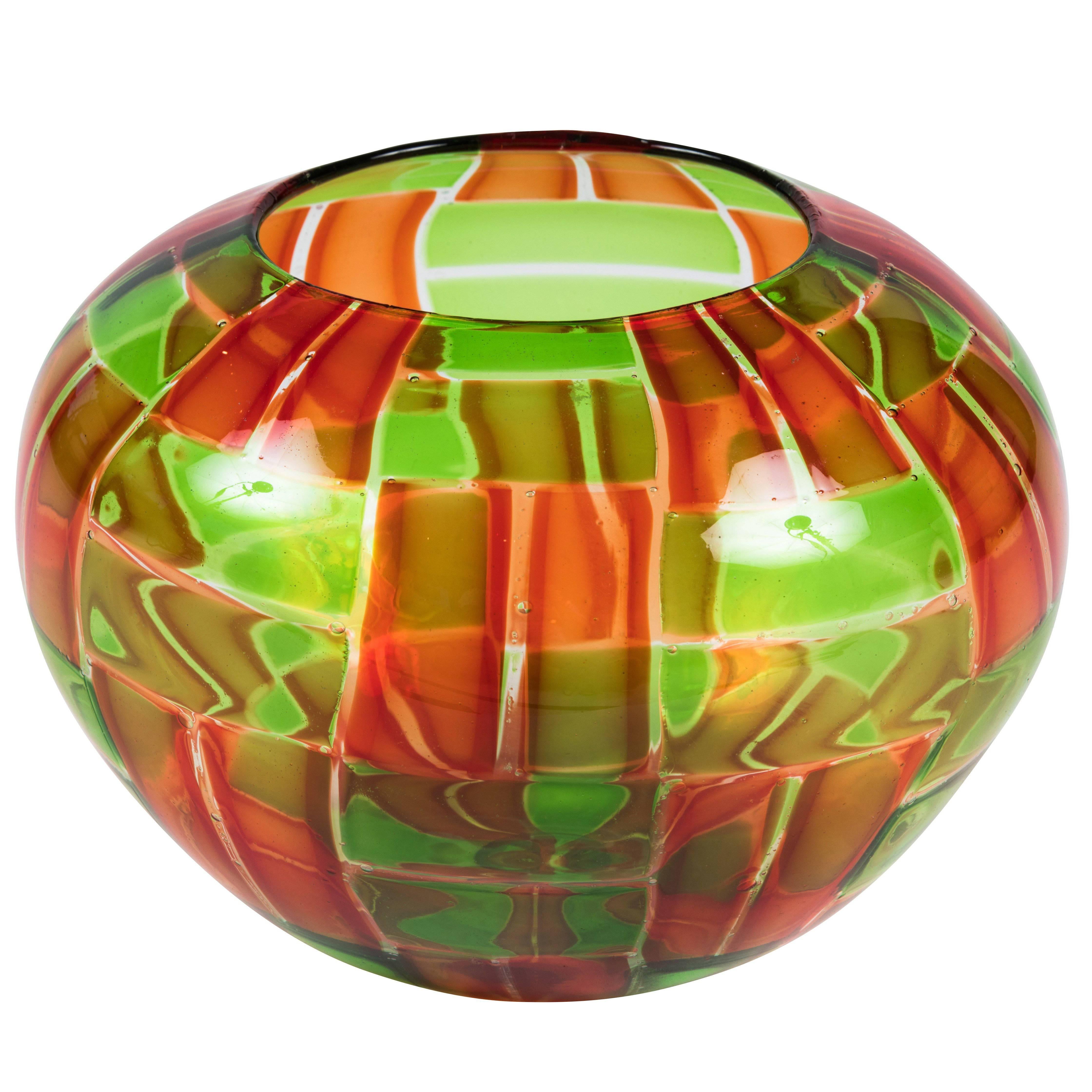 Murano Art Glass Bowl by Gianni Toso