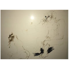 Roger Somville "Plage" Ou Le Celebre Gaillard d
arriere 1978, ‘Beach; Ink Ori