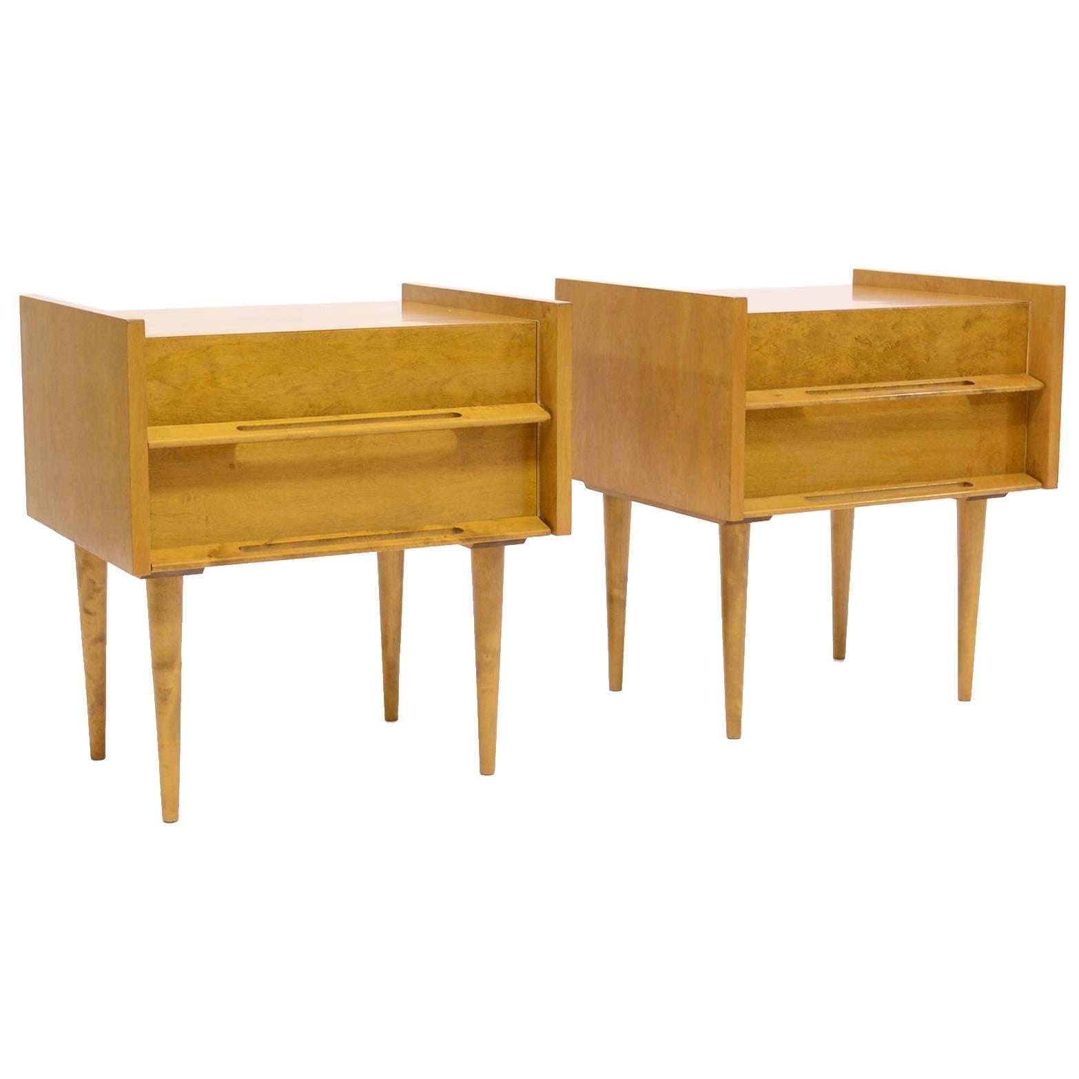 Pair of Nightstands/End Tables by Edmond Spence