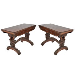 Pair of 19th Century Anglo-Indian Side Tables