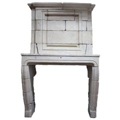 Used 18th Century French Limestone Mantel