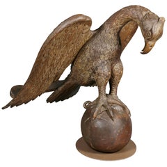 European Carved Bird Form Lectern