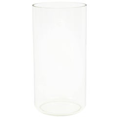Pyrex Glass Laboratory Vessel Vase Signed USA, 1970s