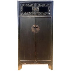 19th Century Chinese Scholar's Chest, with Carved Screens 4