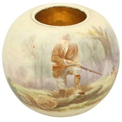 Ceramic Hunting Match Holder, Taylor Tunnicliff