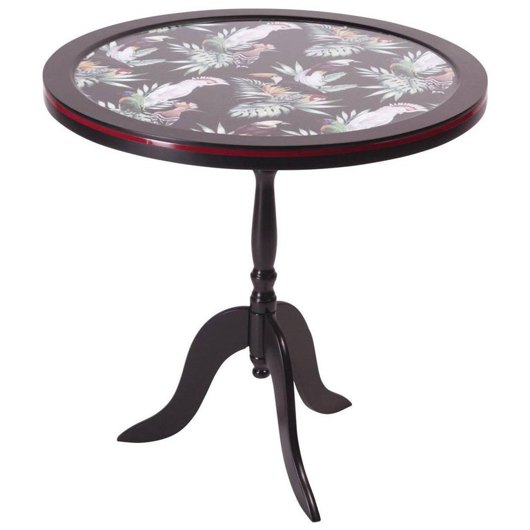 Black Birds Large Side Table For At 1stdibs Black Birds Large Side Table For