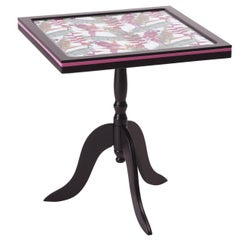 Pink Birds Small Side Table