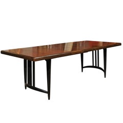Mid-Century Dining Table of Walnut 6