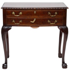 19th Century Chippendale Mahogany Silver Chest, Fitted with Silver