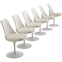 Eero Saarinen Set of Six Tulip Chairs for Knoll International