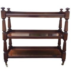 English Mahogany Regency Etagere, circa 1820-1840