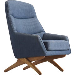 Illum Wikkelsø Lounge Chair in Oak, 1960s 9