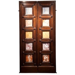 Double-Door with Marble Fillings, Italy, 20th Century 7
