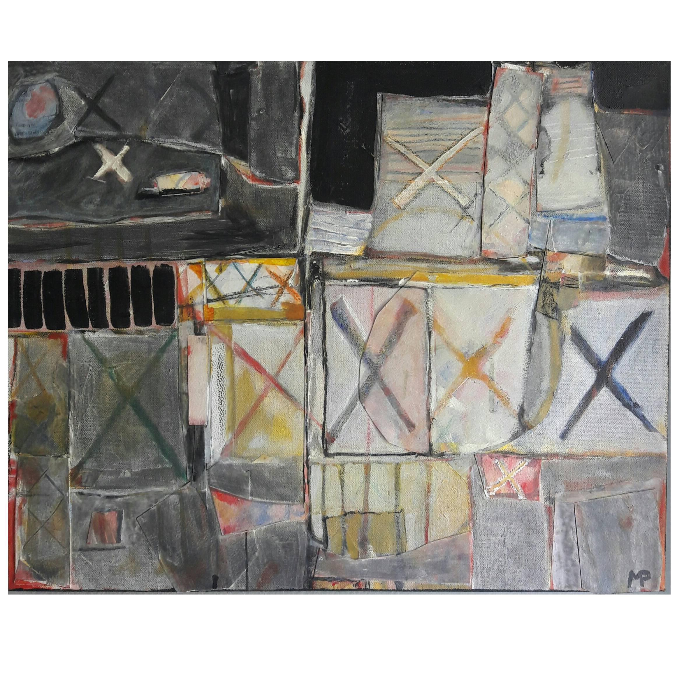 Mark Palmer "Box of Dreams" Mixed-Media on Canvas Painting, 2015
