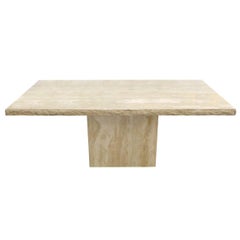 Massive Travertine Dining Table 11